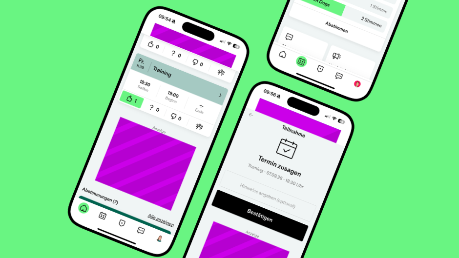 SpielerPlus: Neues Menü und neue Anzeigenformate in Deutschlands meistgenutzter Teamsport-App